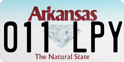AR license plate 011LPY