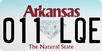 AR license plate 011LQE