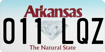 AR license plate 011LQZ