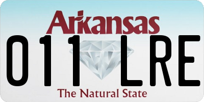 AR license plate 011LRE