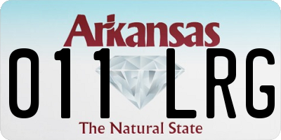 AR license plate 011LRG