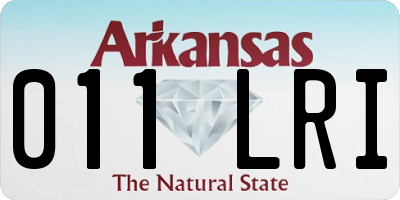 AR license plate 011LRI