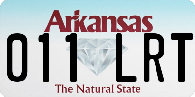 AR license plate 011LRT