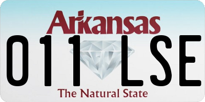 AR license plate 011LSE