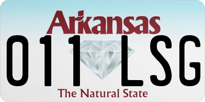 AR license plate 011LSG