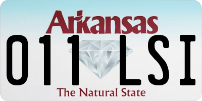 AR license plate 011LSI