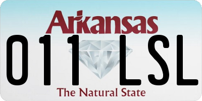 AR license plate 011LSL