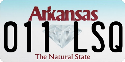AR license plate 011LSQ