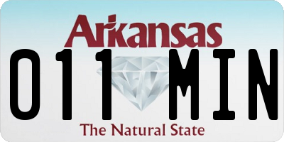 AR license plate 011MIN
