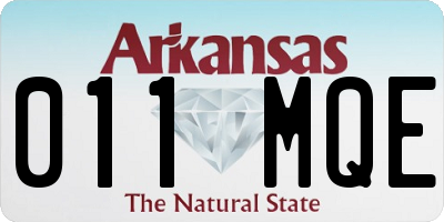 AR license plate 011MQE