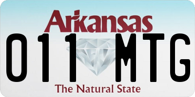 AR license plate 011MTG
