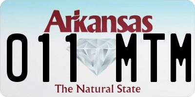 AR license plate 011MTM