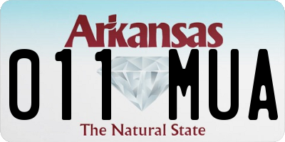 AR license plate 011MUA