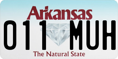 AR license plate 011MUH