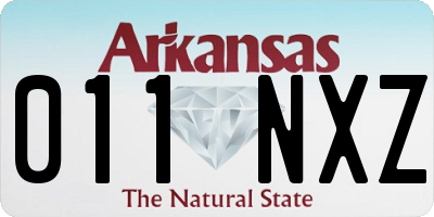 AR license plate 011NXZ