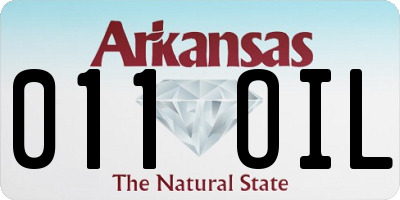 AR license plate 011OIL