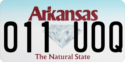AR license plate 011UOQ