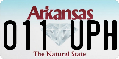 AR license plate 011UPH