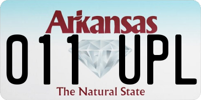 AR license plate 011UPL