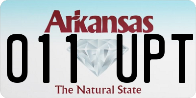 AR license plate 011UPT