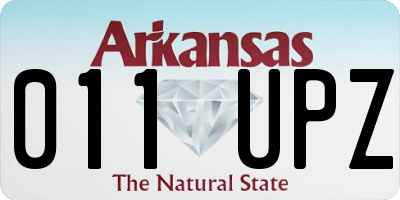 AR license plate 011UPZ