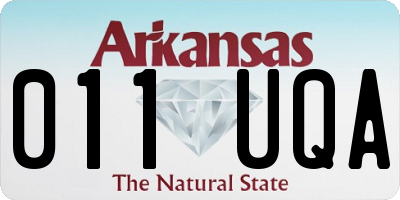 AR license plate 011UQA