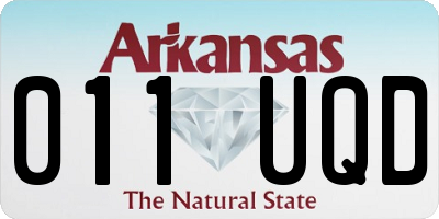 AR license plate 011UQD