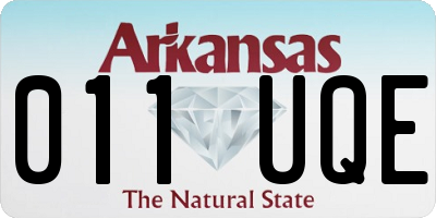 AR license plate 011UQE