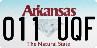 AR license plate 011UQF