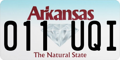 AR license plate 011UQI