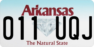 AR license plate 011UQJ