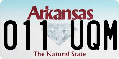 AR license plate 011UQM