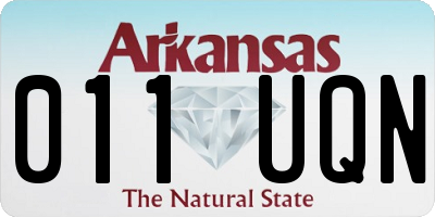 AR license plate 011UQN