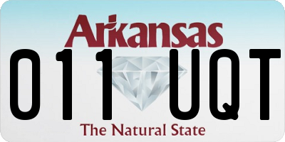 AR license plate 011UQT