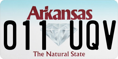 AR license plate 011UQV