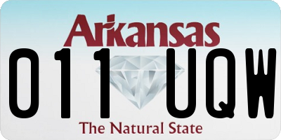AR license plate 011UQW
