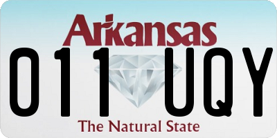 AR license plate 011UQY