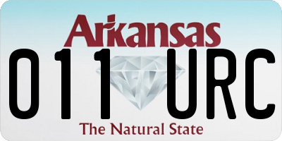 AR license plate 011URC