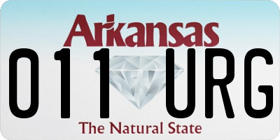 AR license plate 011URG