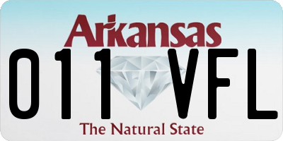 AR license plate 011VFL