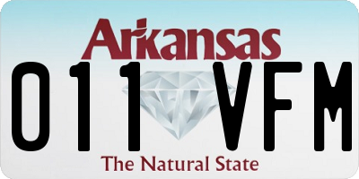 AR license plate 011VFM