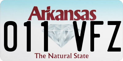 AR license plate 011VFZ