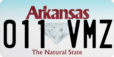 AR license plate 011VMZ