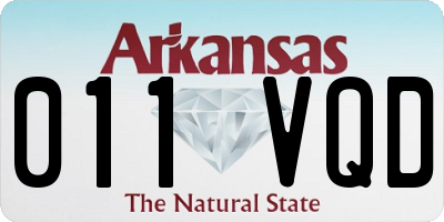 AR license plate 011VQD