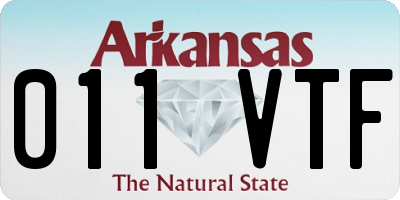 AR license plate 011VTF
