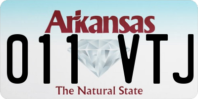AR license plate 011VTJ