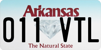 AR license plate 011VTL