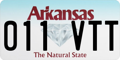 AR license plate 011VTT