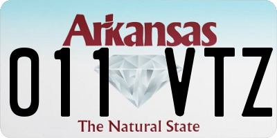 AR license plate 011VTZ