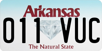 AR license plate 011VUC